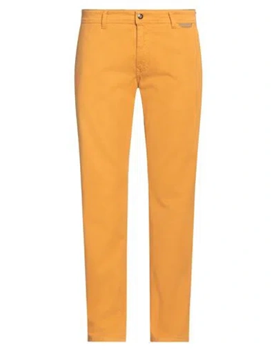 Harmont & Blaine Man Pants Ocher Size 40 Cotton, Elastane In Yellow