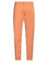 Harmont & Blaine Man Pants Orange Size 38 Cotton, Elastane