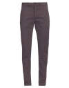 Harmont & Blaine Man Pants Plum Size 32 Cotton, Metallic Polyester, Lycra In Purple