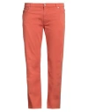 Harmont & Blaine Man Pants Tomato Red Size 38 Cotton, Elastane In Red