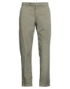 Harmont & Blaine Man Pants Sage Green Size 32 Cotton, Elastane In Green