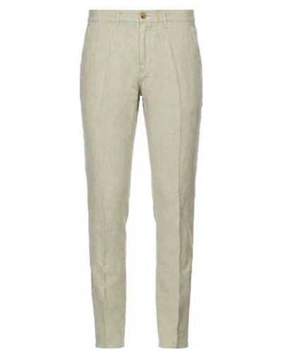 Harmont & Blaine Man Pants Sage Green Size 36 Linen