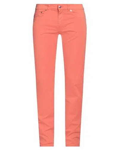 Harmont & Blaine Man Pants Salmon Pink Size 32 Cotton, Elastane In Pink