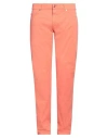 Harmont & Blaine Man Pants Salmon Pink Size 40 Cotton, Elastane