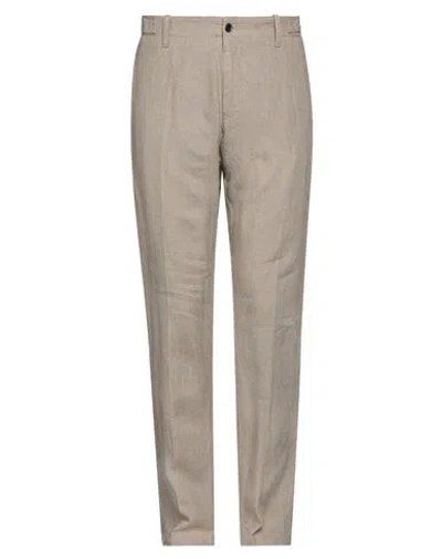 Harmont & Blaine Man Pants Sand Size 32 Lyocell, Linen In Beige