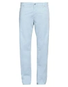 Harmont & Blaine Man Pants Sky Blue Size 42 Cotton, Elastane
