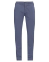 Harmont & Blaine Man Pants Slate Blue Size 32 Cotton, Elastane