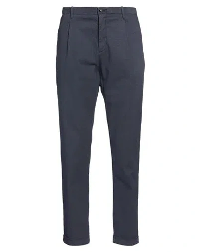 Harmont & Blaine Man Pants Slate Blue Size 32 Cotton, Polyester, Lycra