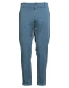 Harmont & Blaine Man Pants Slate Blue Size 40 Cotton, Elastane In Blue