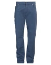 Harmont & Blaine Man Pants Slate Blue Size 44 Cotton, Elastane In Navy Blue