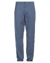 Harmont & Blaine Man Pants Slate Blue Size 44 Cotton, Elastane