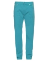Harmont & Blaine Man Pants Turquoise Size 42 Cotton, Elastane In Blue