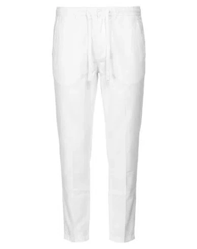 Harmont & Blaine Man Pants White Size 28 Cotton, Elastane