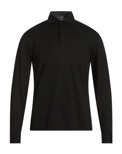 Harmont & Blaine Man Polo Shirt Black Size S Cotton