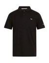 Harmont & Blaine Man Polo Shirt Black Size Xl Cotton In Black