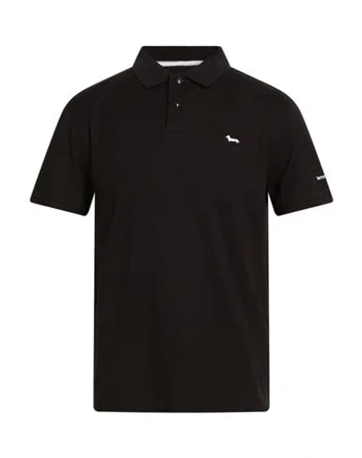 Harmont & Blaine Man Polo Shirt Black Size Xl Cotton