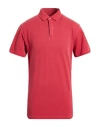 Harmont & Blaine Man Polo Shirt Brick Size L Cotton In Red