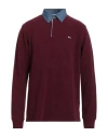 Harmont & Blaine Man Polo Shirt Burgundy Size Xxl Cotton, Polyester In Burgundy
