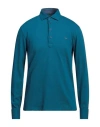 Harmont & Blaine Man Polo Shirt Deep Jade Size L Cotton, Elastane In Green