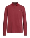 Harmont & Blaine Man Polo Shirt Garnet Size L Cotton In Red