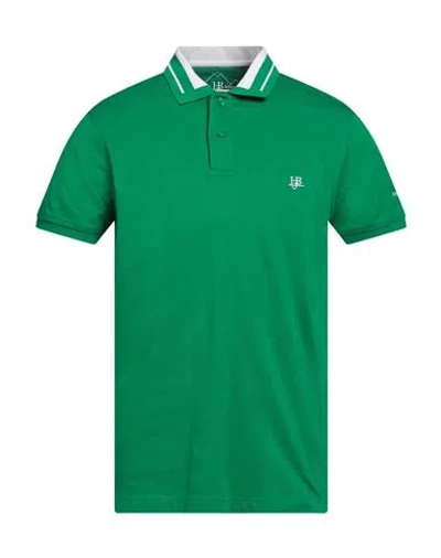 Harmont & Blaine Man Polo Shirt Green Size 3xl Cotton