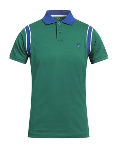 Harmont & Blaine Man Polo Shirt Green Size M Cotton