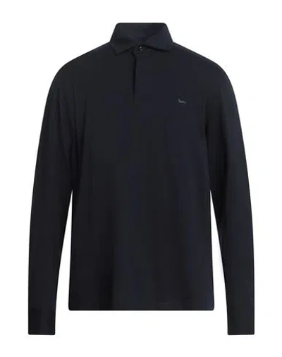 Harmont & Blaine Man Polo Shirt Midnight Blue Size Xxl Cotton