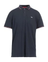 Harmont & Blaine Man Polo Shirt Midnight Blue Size 3xl Cotton, Elastane