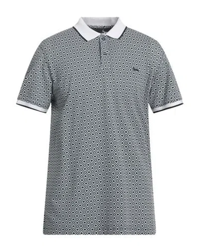 Harmont & Blaine Man Polo Shirt Midnight Blue Size Xxl Cotton In Gray