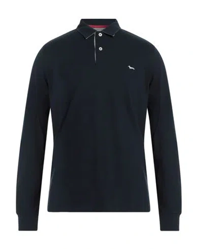 Harmont & Blaine Man Polo Shirt Navy Size 3xl Cotton