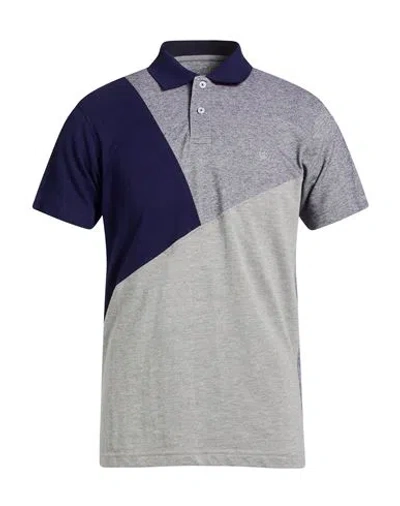 Harmont & Blaine Man Polo Shirt Navy Size Xl Cotton In Blue