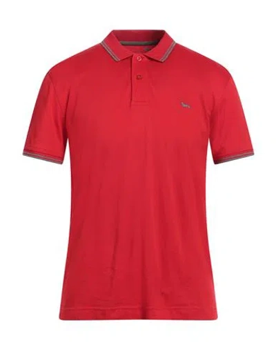 Harmont & Blaine Man Polo Shirt Red Size S Cotton In Red