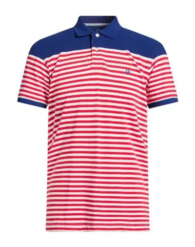 Harmont & Blaine Man Polo Shirt Red Size S Cotton