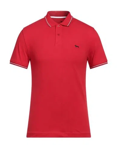 Harmont & Blaine Red Cotton Polo Shirt