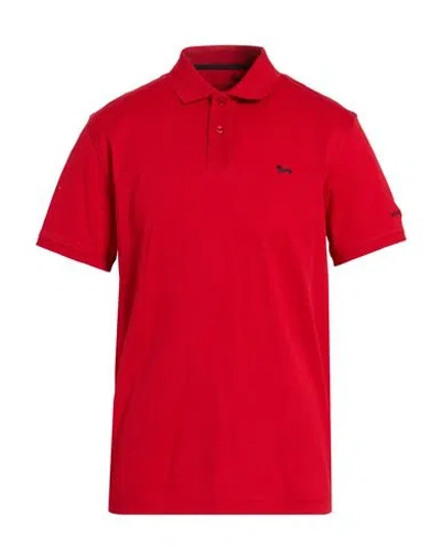 Harmont & Blaine Man Polo Shirt Red Size Xl Cotton