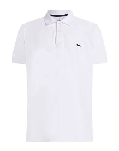 Harmont & Blaine Man Polo Shirt White Size 3xl Cotton, Elastane