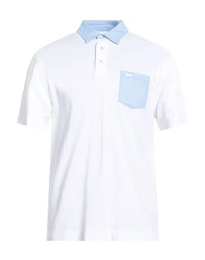 Harmont & Blaine Man Polo Shirt White Size S Cotton