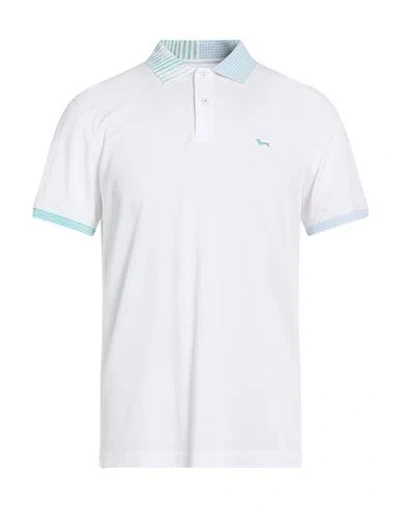 Harmont & Blaine Man Polo Shirt White Size Xl Cotton