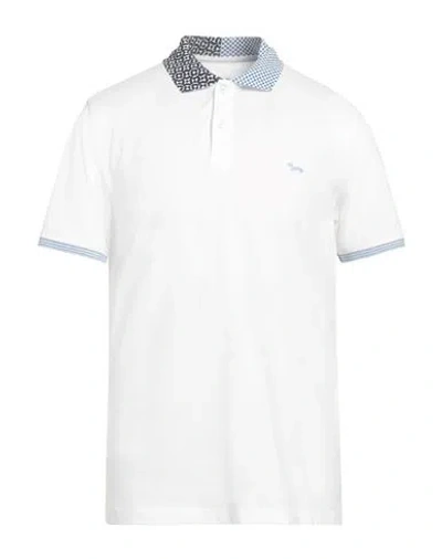 Harmont & Blaine Man Polo Shirt White Size Xxl Cotton