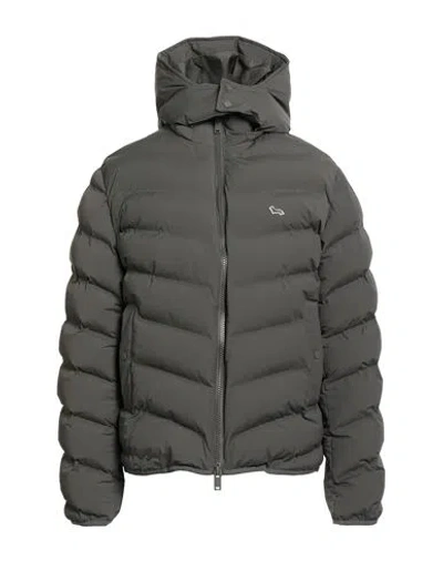 Harmont & Blaine Man Puffer Military Green Size L Nylon, Elastane In Gray