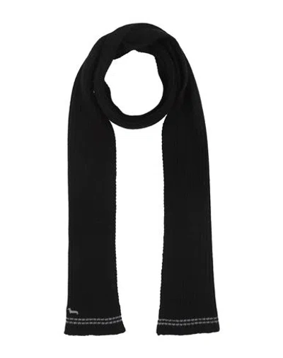 Harmont & Blaine Man Scarf Black Size - Wool In Black