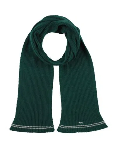 Harmont & Blaine Man Scarf Emerald Green Size - Wool