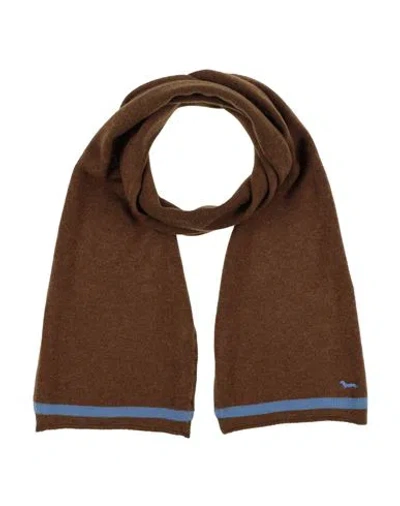 Harmont & Blaine Man Scarf Khaki Size - Wool, Cashmere In Beige