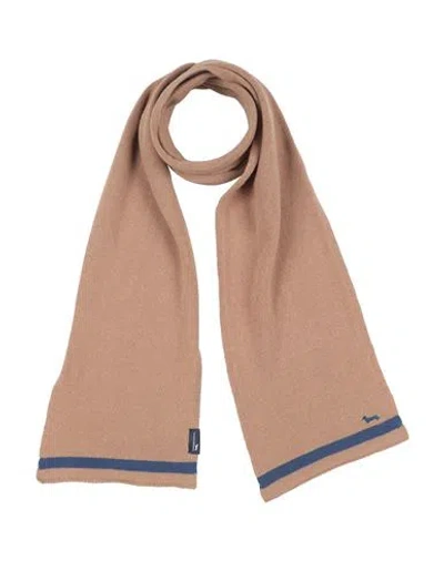 Harmont & Blaine Man Scarf Light Brown Size - Virgin Wool, Cashmere In Sand