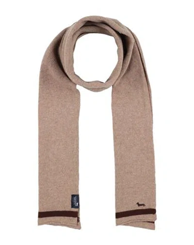 Harmont & Blaine Man Scarf Light Brown Size - Wool, Cashmere In Sand