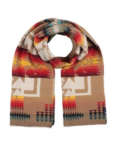 Harmont & Blaine Man Scarf Light Brown Size - Wool, Polyamide, Acrylic