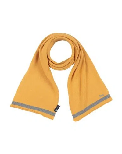 Harmont & Blaine Man Scarf Marigold Size - Virgin Wool, Cashmere In Yellow