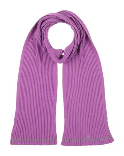 Harmont & Blaine Man Scarf Mauve Size - Wool In Purple