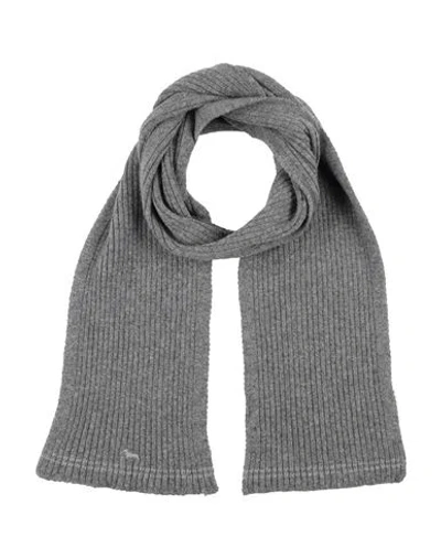 Harmont & Blaine Man Scarf Charcoal Size - Wool In Grey