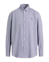 Harmont & Blaine Man Shirt Azure Size 3xl Cotton In Blue